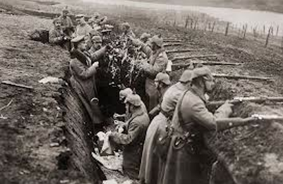 world war trench